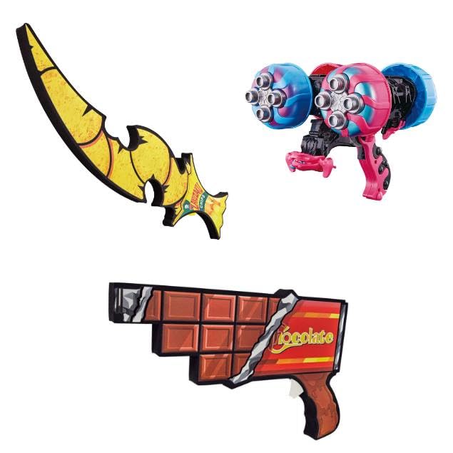 仮面ライダーガヴ 武器3点セット ゴチゾウなし ザクザク チョコダン グルキャン Amazon | 仮面ライダーガヴ 武器3点セット ザクザクチップ